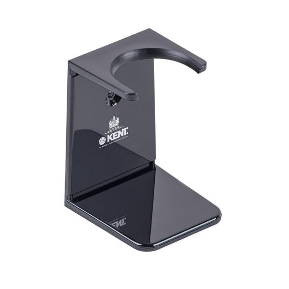 Kent VSB2 — Large Black Shaving Brush Stand