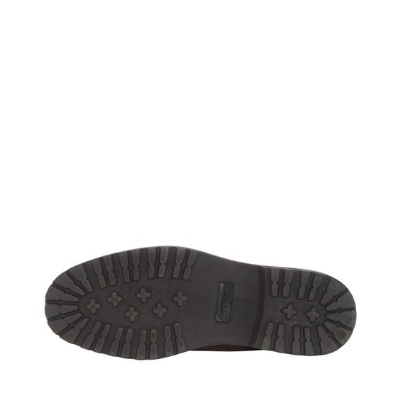 Barbour Harvey Derby Boots — Teak