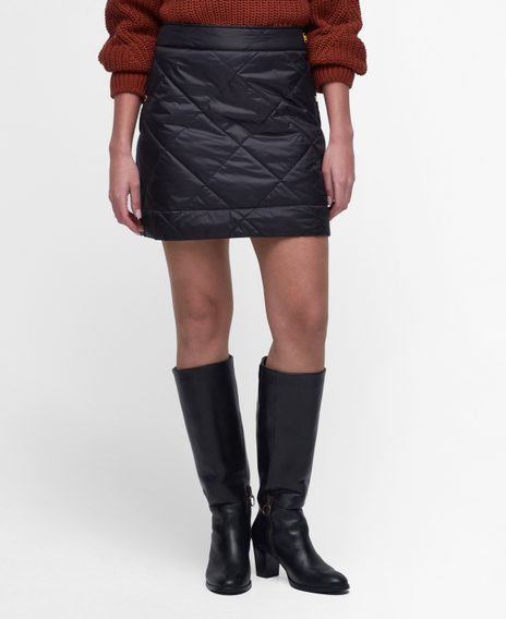 Barbour International Comet Quilted Mini Skirt