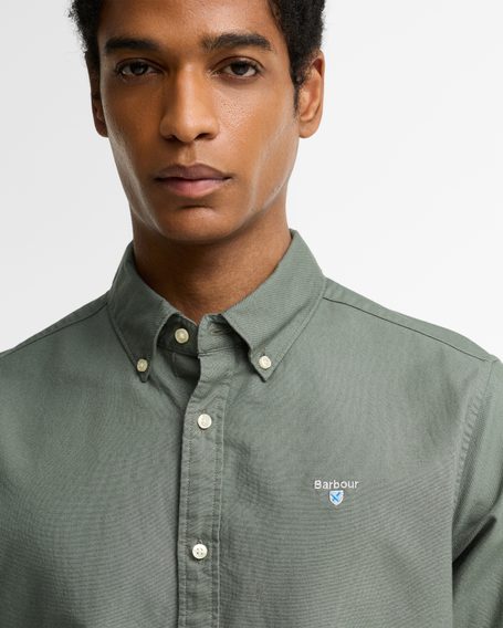 Barbour Oxtown Tailored Shirt — Agave Green
