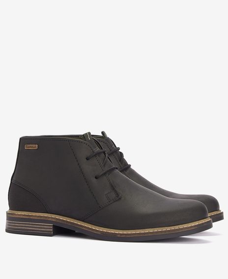 Barbour Readhead Chukka Boots — Classic Black