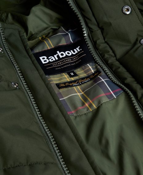 Barbour Bedale Puffer Jacket — Sage