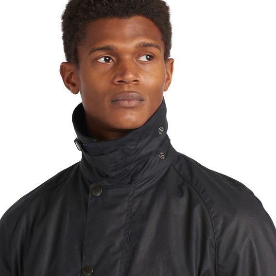 Barbour Bristol Wax Jacket — Navy