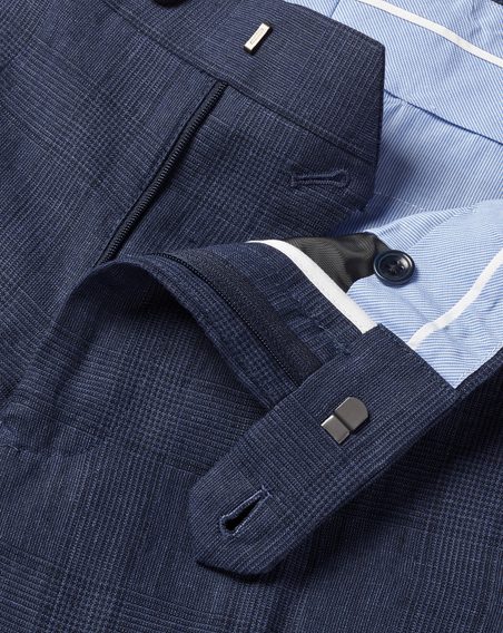 Charles Tyrwhitt — Linen Check Pants