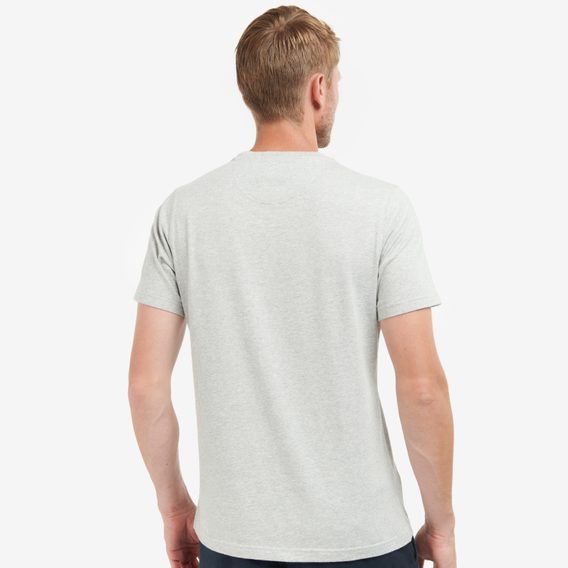 Bavlněné tričko Barbour Coundon Graphic Tee - Grey Marl