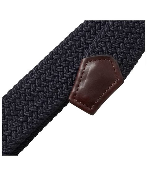 Pletený pásek Barbour - navy