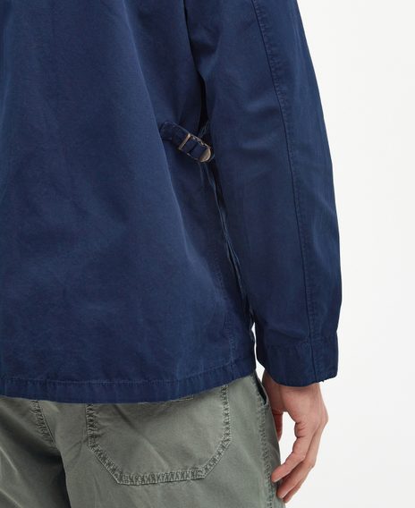 Barbour Cotton Salter Overshirt — Classic Navy