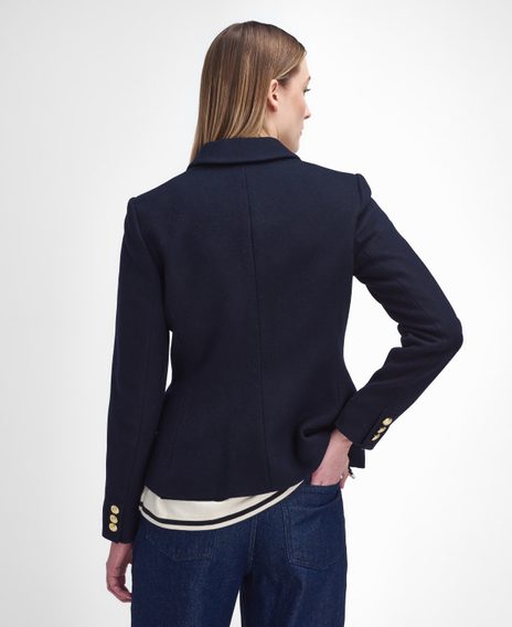 Barbour Darly Military Blazer — Navy