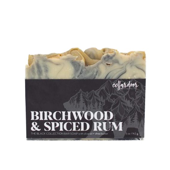 Univerzální tuhé mýdlo Cellar Door Birchwood & Spiced Rum (142 g)