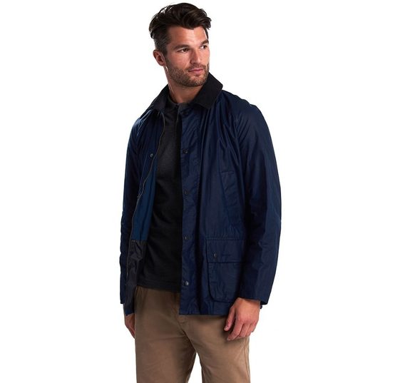 Lehká voskovaná bunda Barbour Ashby - modrá