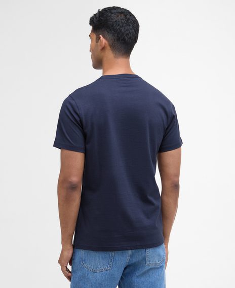 Barbour Script Graphic T-Shirt — Navy