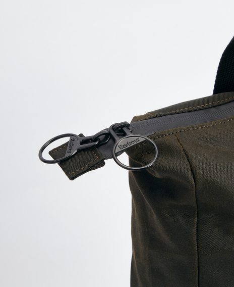 Barbour Field Wax Backpack — Olive