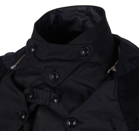 Voskovaná bunda Barbour Gold Standard Supa-Commander - černá
