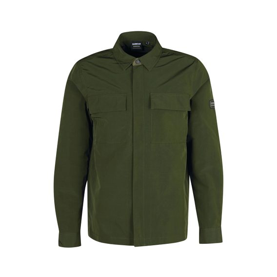 Overshirt se zapínáním na zip Barbour International Cylinder - Forest