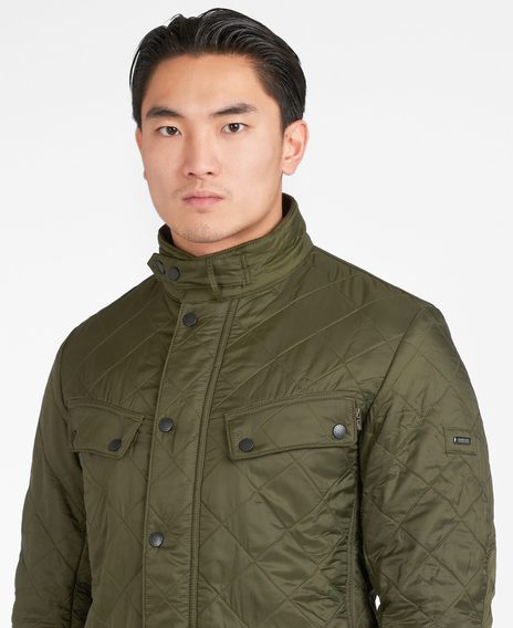 Barbour International Ariel Polarquilt Jacket — Olive