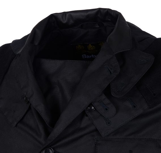 Voskovaná bunda Barbour Gold Standard Supa-Commander - černá