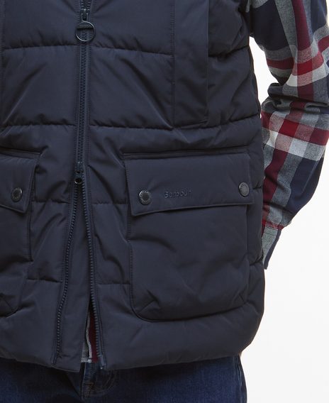 Barbour Bedale Puffer Gilet — Dark Navy