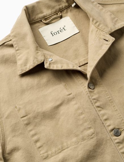 forét — Wood Embroidery Overshirt