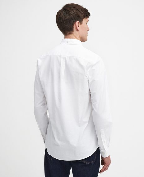 Barbour Marsden Tailored Long-Sleeved Shirt — Classic White