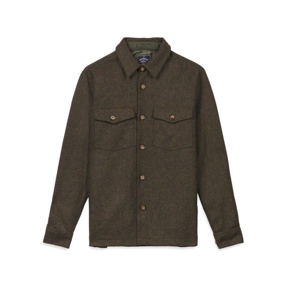 Vlněná bunda Portuguese Flannel Wool Field - Green