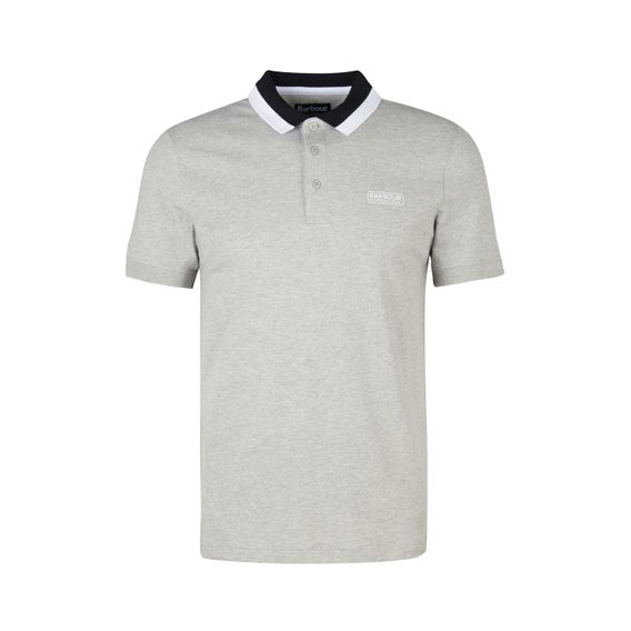 Polo z piké bavlny Barbour International Ampere Polo - Light Grey