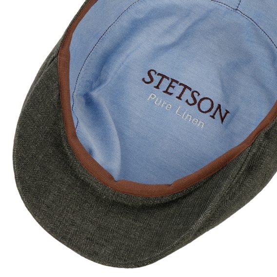 Steson Linen Ivy Cap — Dark Grey