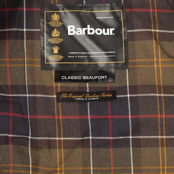 Voskovaná bunda Barbour Classic Beaufort - olivová