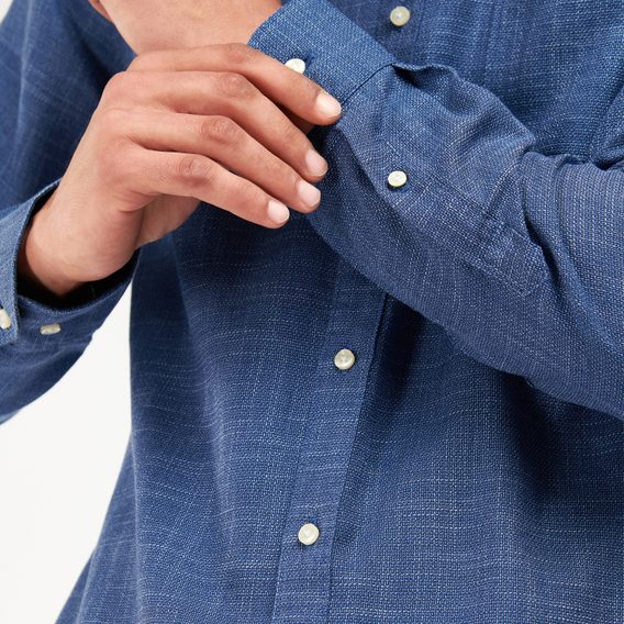 Letní košile Barbour Ramport - Denim Blue (button-down)