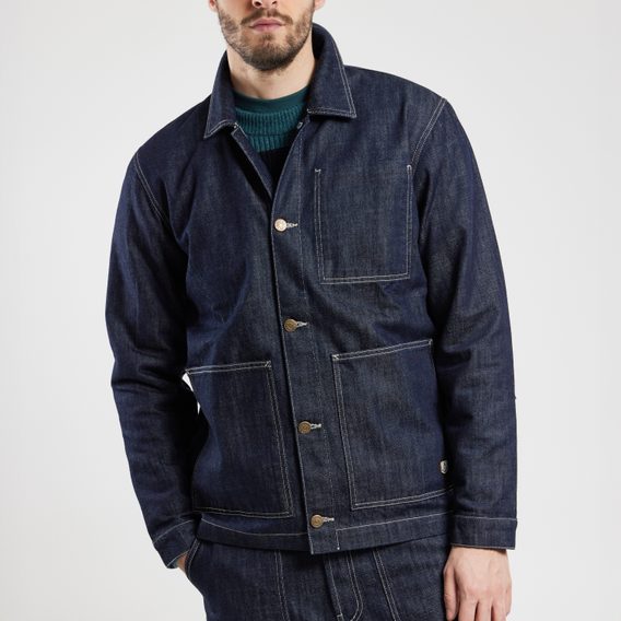 Armor Lux — Denim Fisherman Jacket