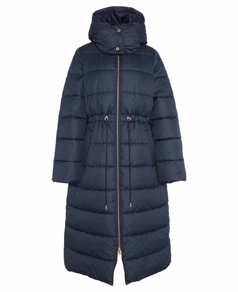 Barbour Mannue Puffer Jacket — Navy