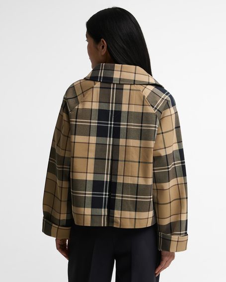 Barbour Delilah Checked Showerproof Jacket