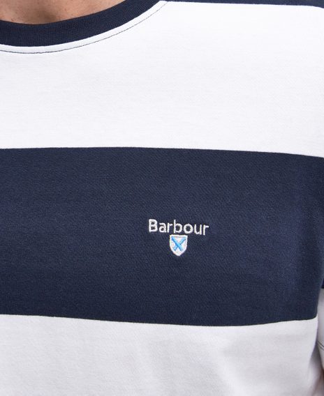 Barbour Whalton Striped T-Shirt — Clasic Navy