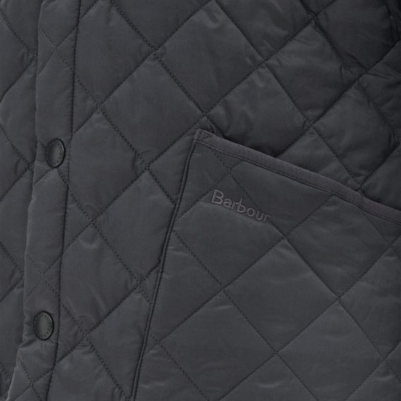 Barbour Heritage Liddesdale Quilted Jacket — Charcoal