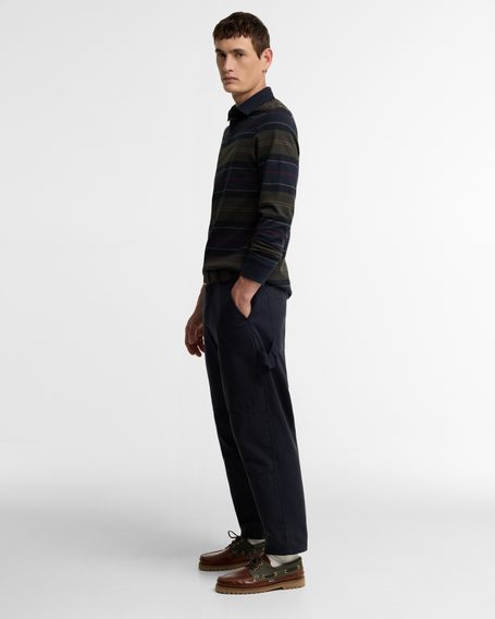 Barbour Frith Tartan Stripe Rugby Shirt