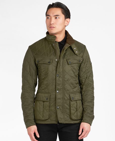 Barbour International Ariel Polarquilt Jacket — Olive