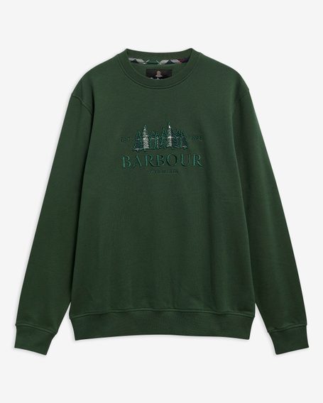 Barbour Evergreen Crew Neck Sweatshirt