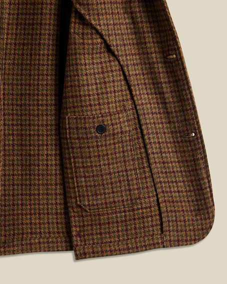 Portuguese Flannel Working Blazer Wool — Pied Poule