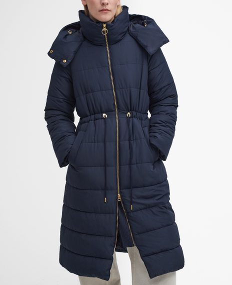 Barbour Mannue Puffer Jacket — Navy
