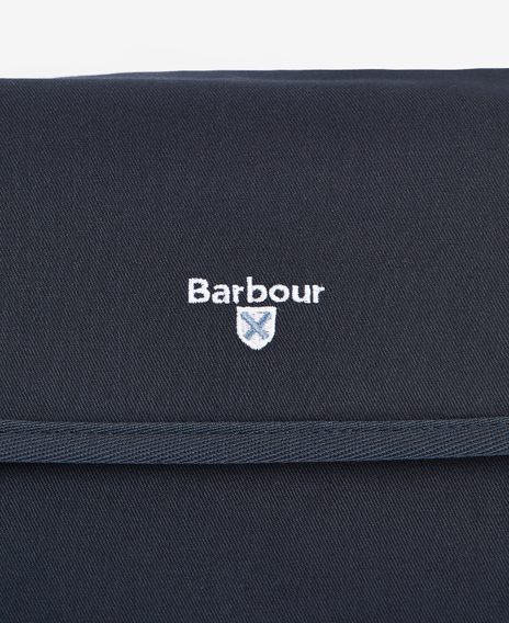 Barbour Cascade Waxed Hanging Wash Bag