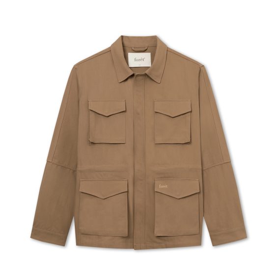 forét Yoke Field Jacket — Khaki