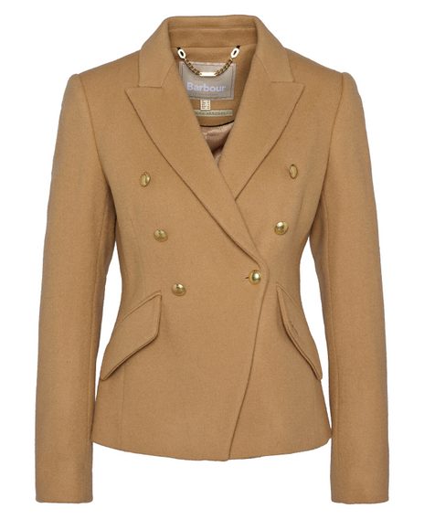 Barbour Darly Military Blazer — Camel