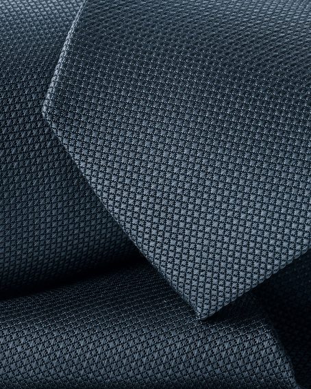 Charles Tyrwhitt Silk Textured Tie — Airforce Blue