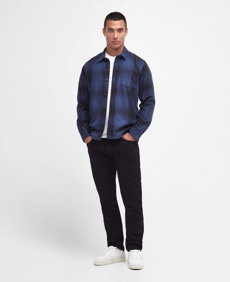 Barbour International Stoke Overshirt — Cobalt Blue