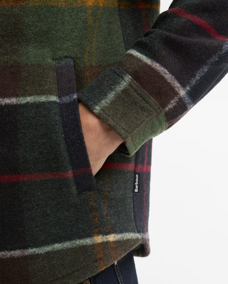 Barbour Woodlane Brushed Check Overshirt — Classic Tartan