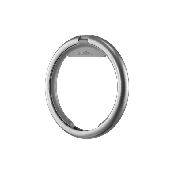 Chytrý kroužek na klíče Orbitkey Ring - stříbrný a šedý
