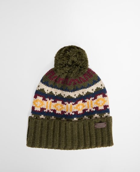 Barbour Kane Knitted Beanie & Gloves Gift Set