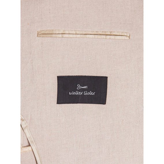 Bazar: Lněné sako Walter Slater Edmond — Natural (vel. UK 44 / EUR 54)