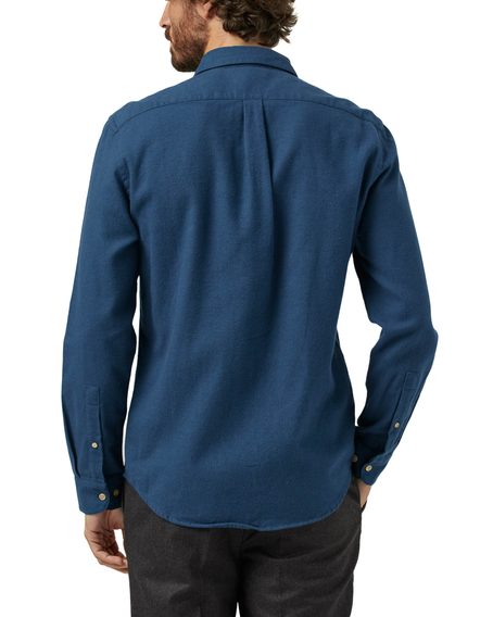 Flanelová košile Portuguese Flannel Teca - French Blue