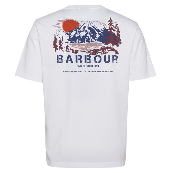 Barbour Perham Graphic T-Shirt — White