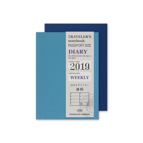 Náplň: Týdenní diář na rok 2019 (Passport)